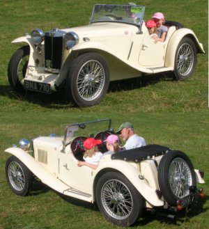 Early 1930s MG sports car