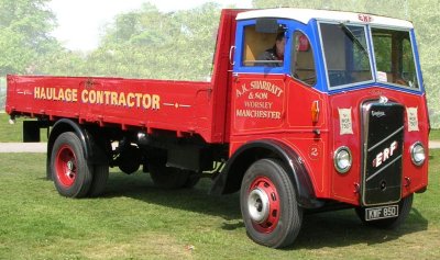 1951 ERF LK44 6 ton 60HP lorry photographed at the 2007 Abbotsfield show (Flixton) by Ian Mackay