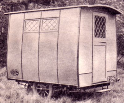 Photo of a Typical mid 1930s motor caravan