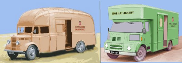 Sketch of Post war mobile libraries