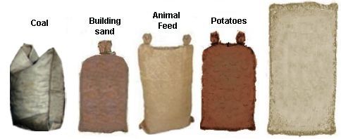 Exampls of sack markings