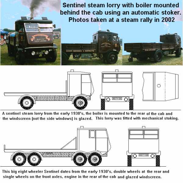 Late model Sentinel steam lorries