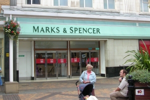 Photographs of Marks and Spencers shop 2006