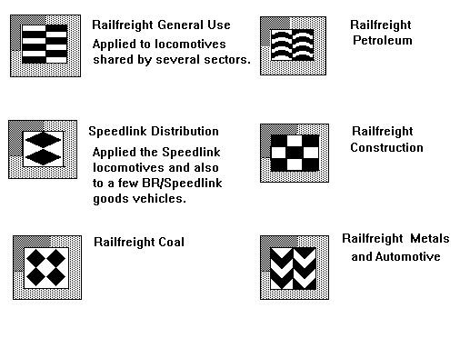 Sector logos used on locomotives