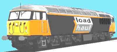 Sketch of a Class 56 loco