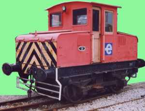 Photo of a preserved Battery powered shunting engine