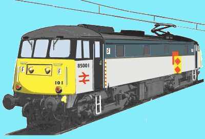 Sketch of class 85 loco