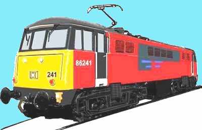 Sketch of class 86 loco
