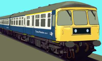Sketch of a Class 124 DMU