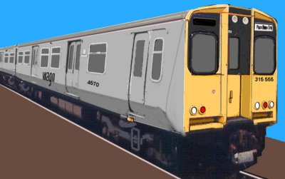 Sketch of a Class 315 unit