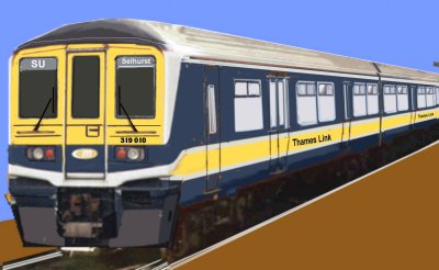 Sketch of a Class 319 unit