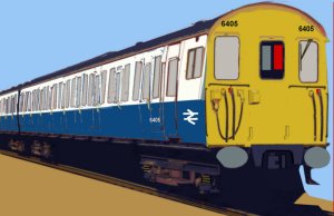 Sketch of a Class 416 unit