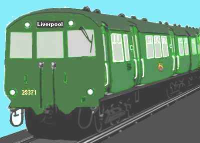 Class 503 in original unlined green livery