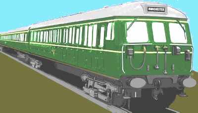 Sketch of a Class 504 EMU