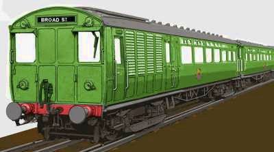Sketch of an LNWR four rail unit
