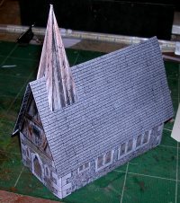 Photo of modified paper cottages