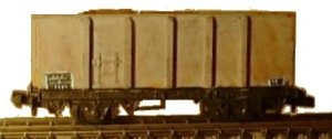 BR Scrap metal wagon by Mr Snelling, runs on a Peco chassis