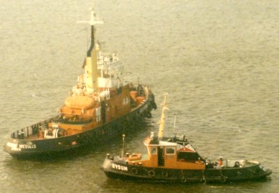 Photo of a typical motor tug