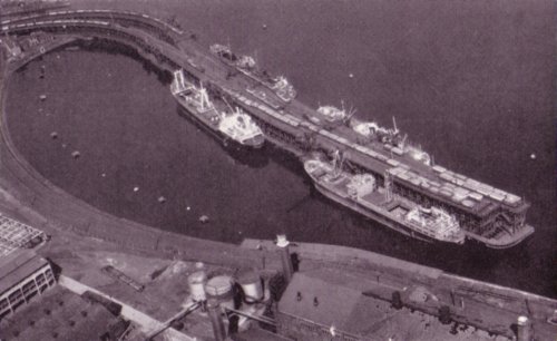 Photo of a port with 'coal staith'
