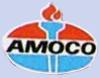 Amoco logo on petrol station sign