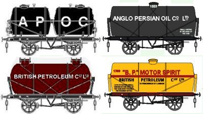 Sketch showing the APOC and early PB liveries