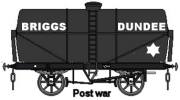 Sketch of post war Briggs tank branding