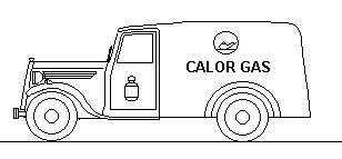 Sketch of a Calor Gas Dealers Van