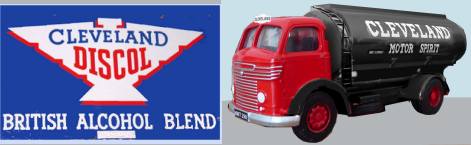 Cleveland pre-war logo and post war lorry livery