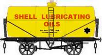 Sketch of Shell Lube Oil tank wagon
