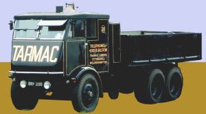 Preserved Tarmac steam lorry