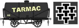  Sketch of a Tarmac tank and post 1964 logo for lorries