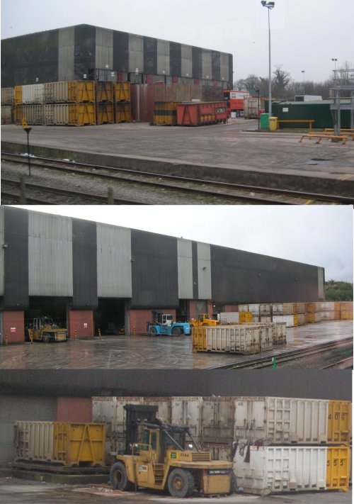 Photos of the Northenden waste disposal terminal