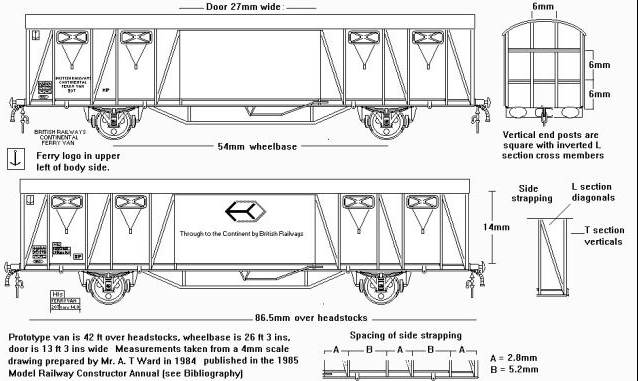 Sketches of  BR ferry van