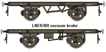 Sketch of LNER or BR standard vacuum brake gear