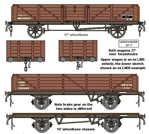 Pre-war tube wagons in BR liveries