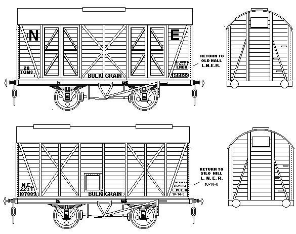 LNER standard grain vans