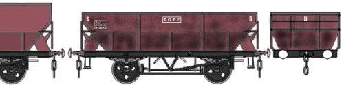Sketch of TOPE ballast hopper wagon