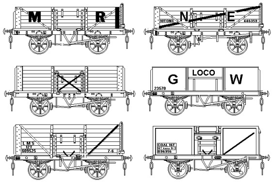 Markings on mineral wagons