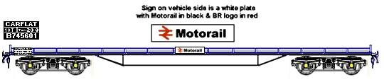 Motorail car flat livery