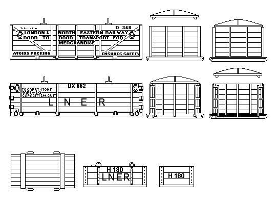 LNER open container livery