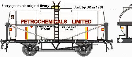 Early BR pressurised gas tank livery 