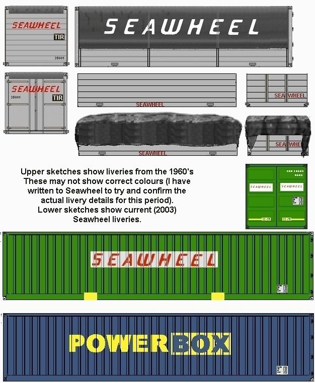 Seawheel container liveries