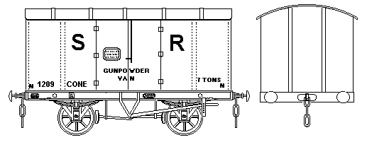 SR Gunpowder van