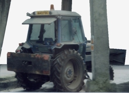 Photo of shunting tractor from the 1980s