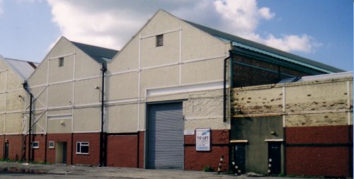 Photo showing Steel framed industrial building