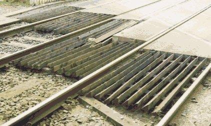 Photo of cattle grid and concrete in-fill