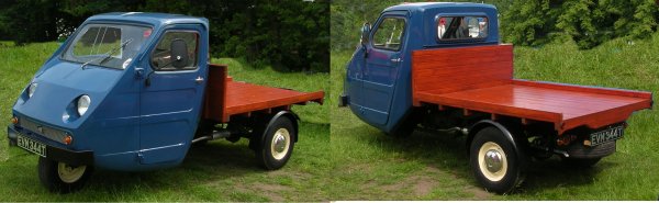 Preserved Reliant TW9 Ant light truck