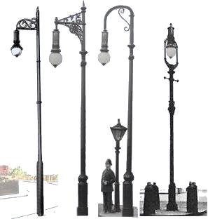 Town centre arc lamps