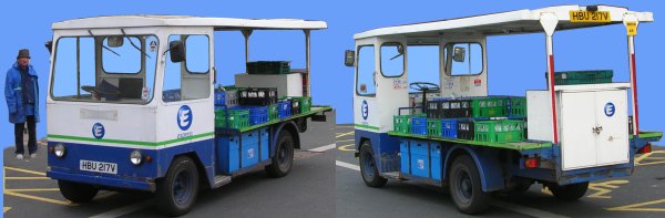 Electric milk float in 2006