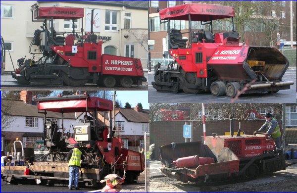 Colour photos of pavers in use in 2006